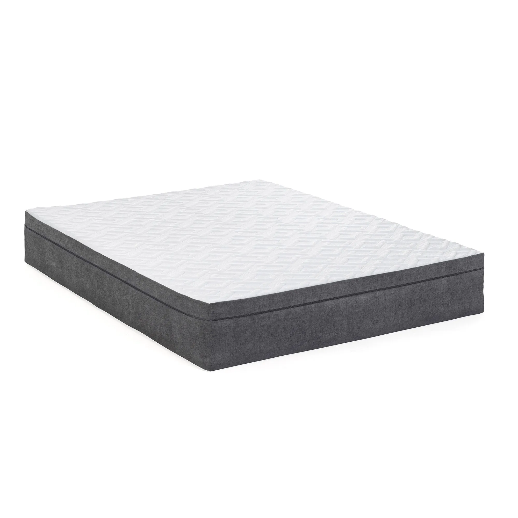 12 inch Long Twin Size Ultra Plush Foam Mattress with Zip Cover The Urban Port Titanium Series