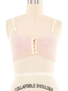 1930s Peach Knit Bra