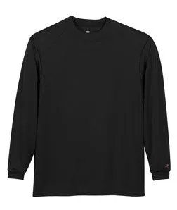 4156 Badger Performance Mock Tee Black