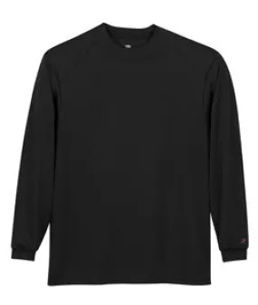 4156 Badger Performance Mock Tee Black