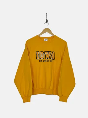90's Iowa Hawkeyes Embroidered Vintage Sweatshirt Size 10