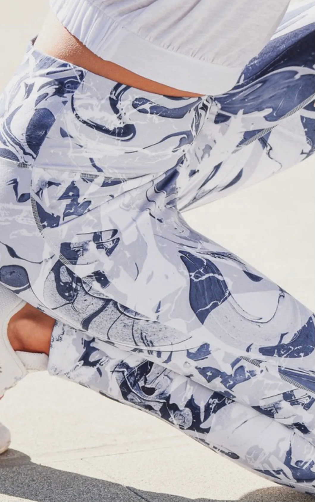Abstract Palette High Waist Leggings