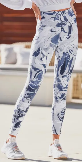 Abstract Palette High Waist Leggings