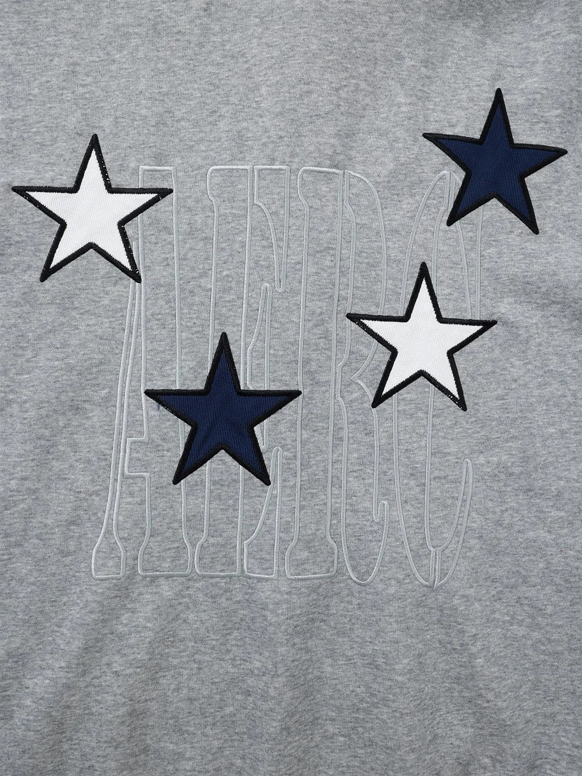 Aelfric Eden Color Blocking Star Zip Up Hoodie