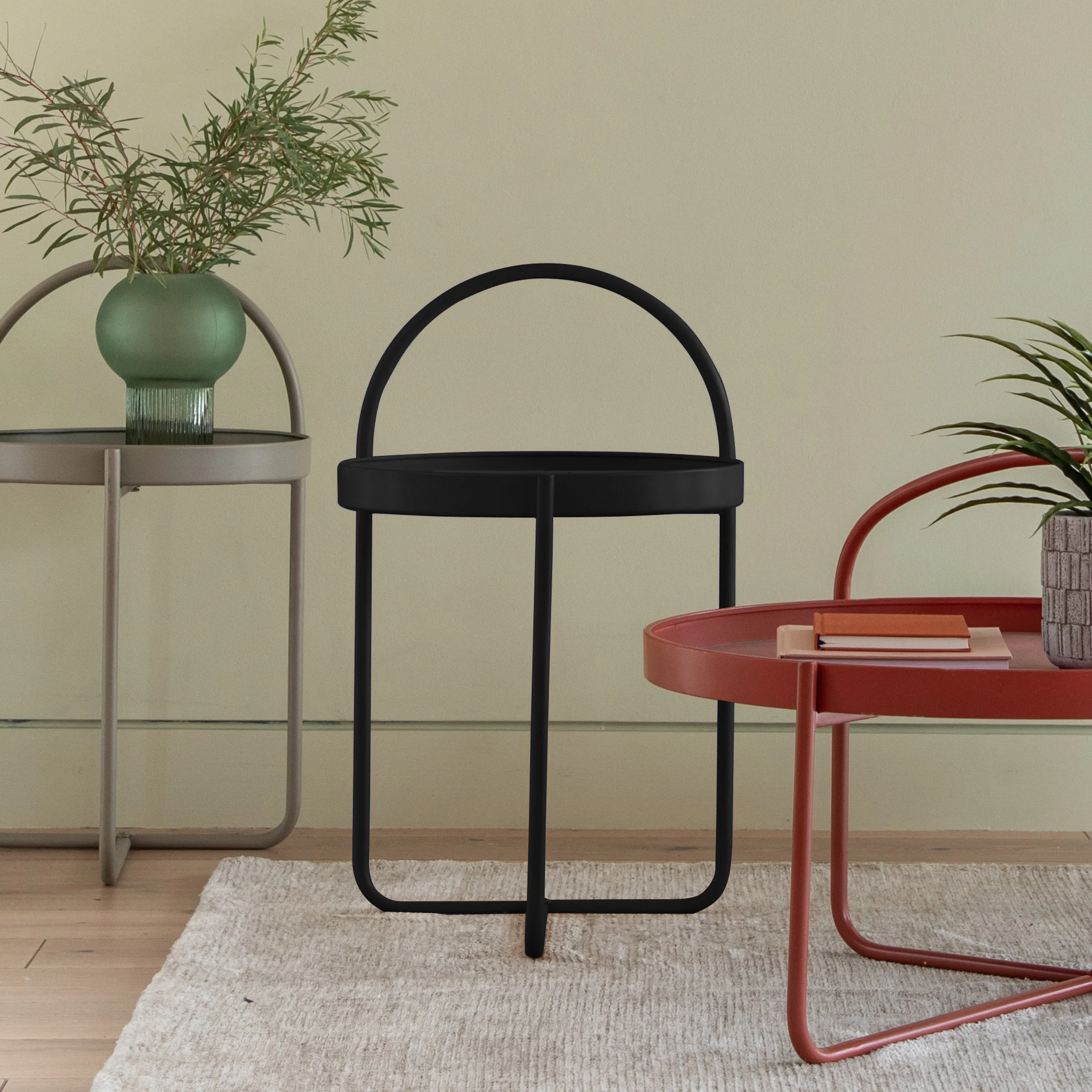 Amos Melbury Side Table Black