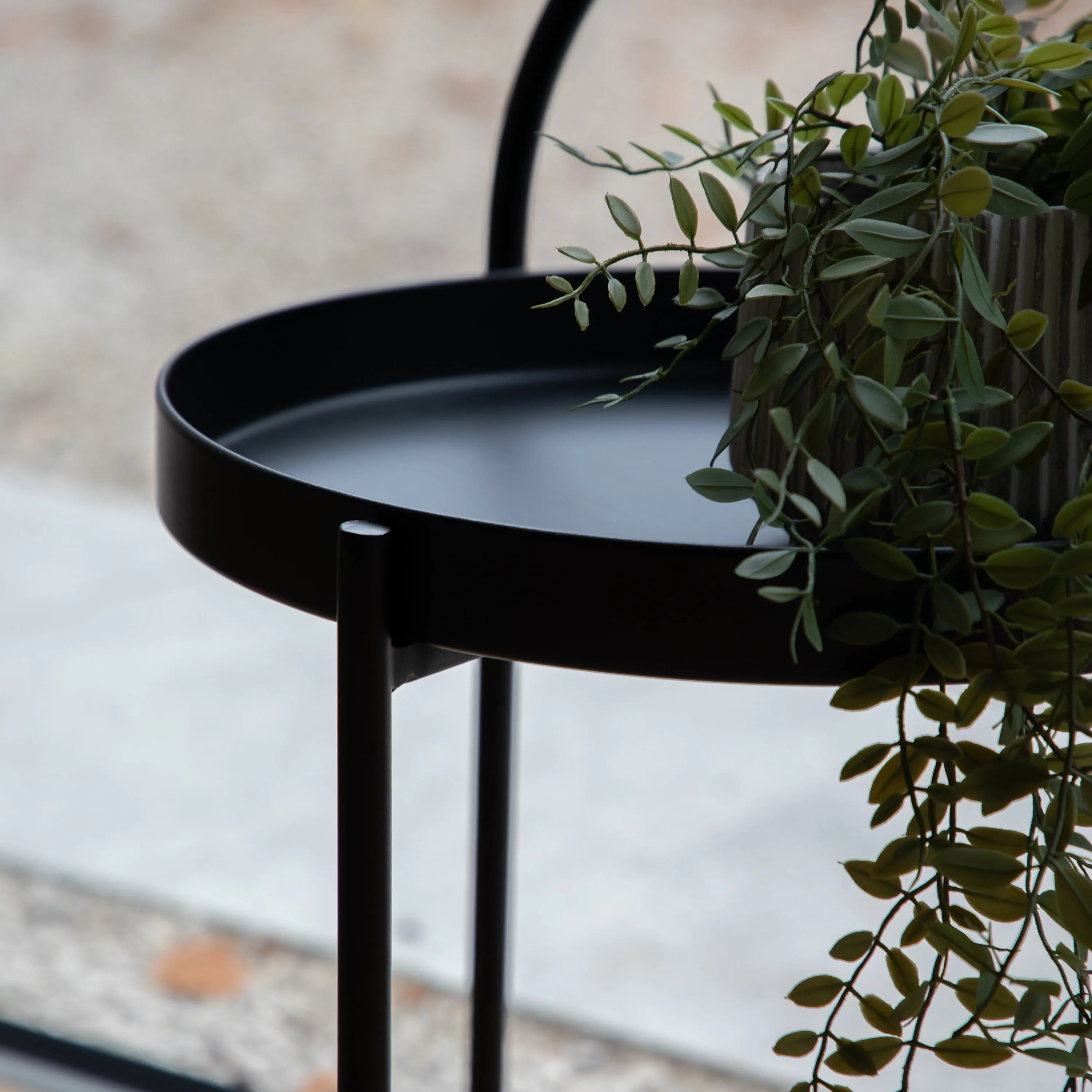 Amos Melbury Side Table Black