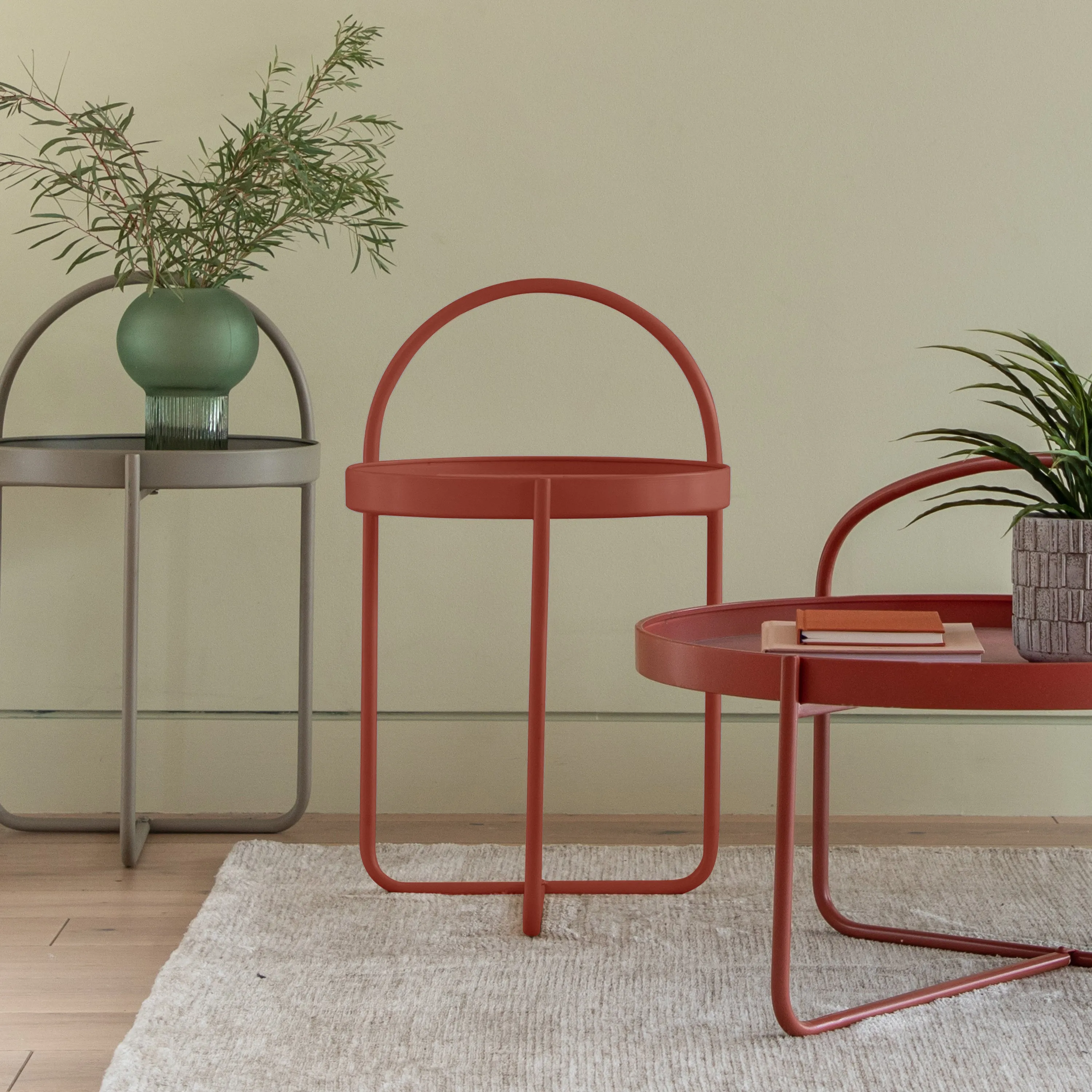 Amos Melbury Side Table Coral
