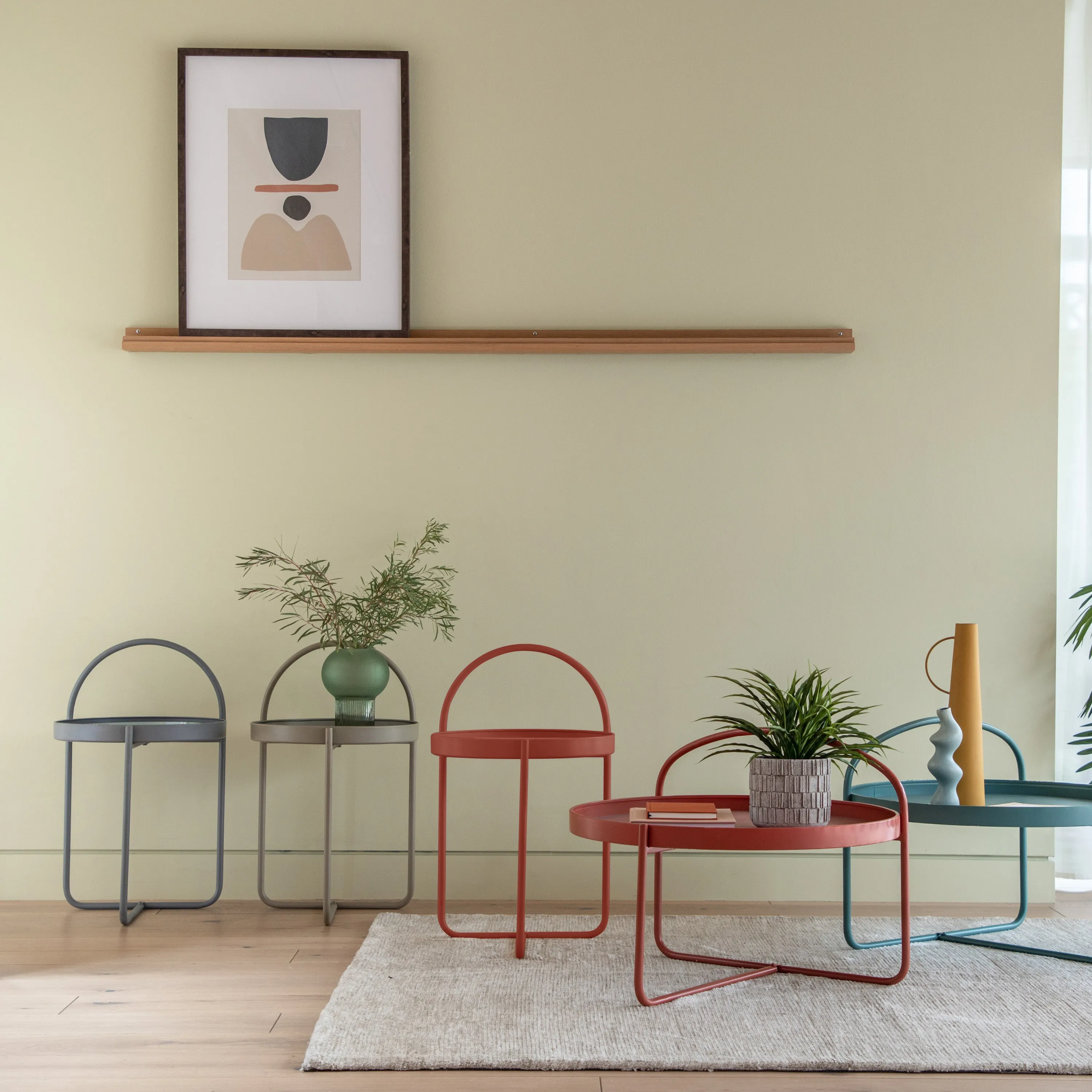 Amos Melbury Side Table Coral