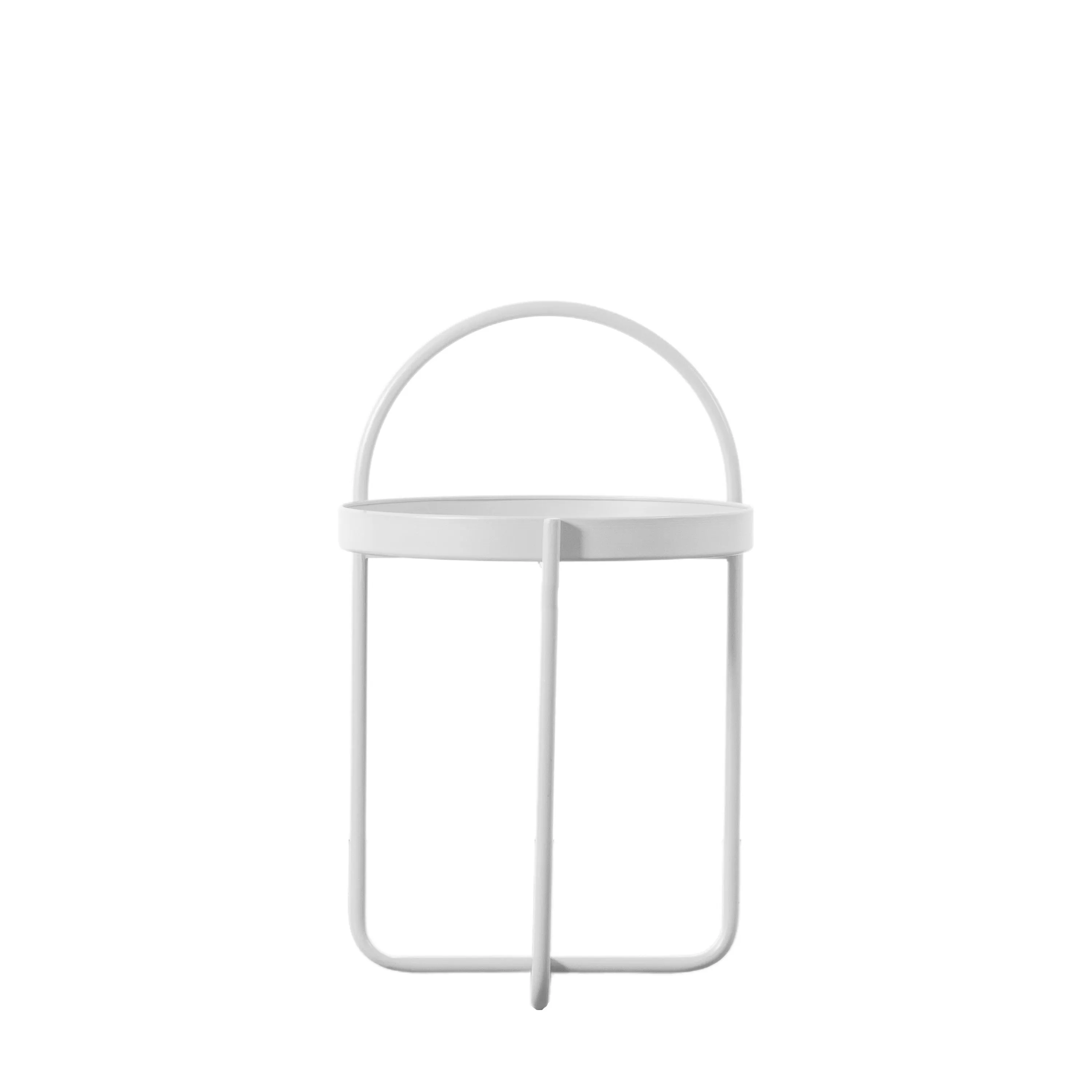 Amos Melbury Side Table White