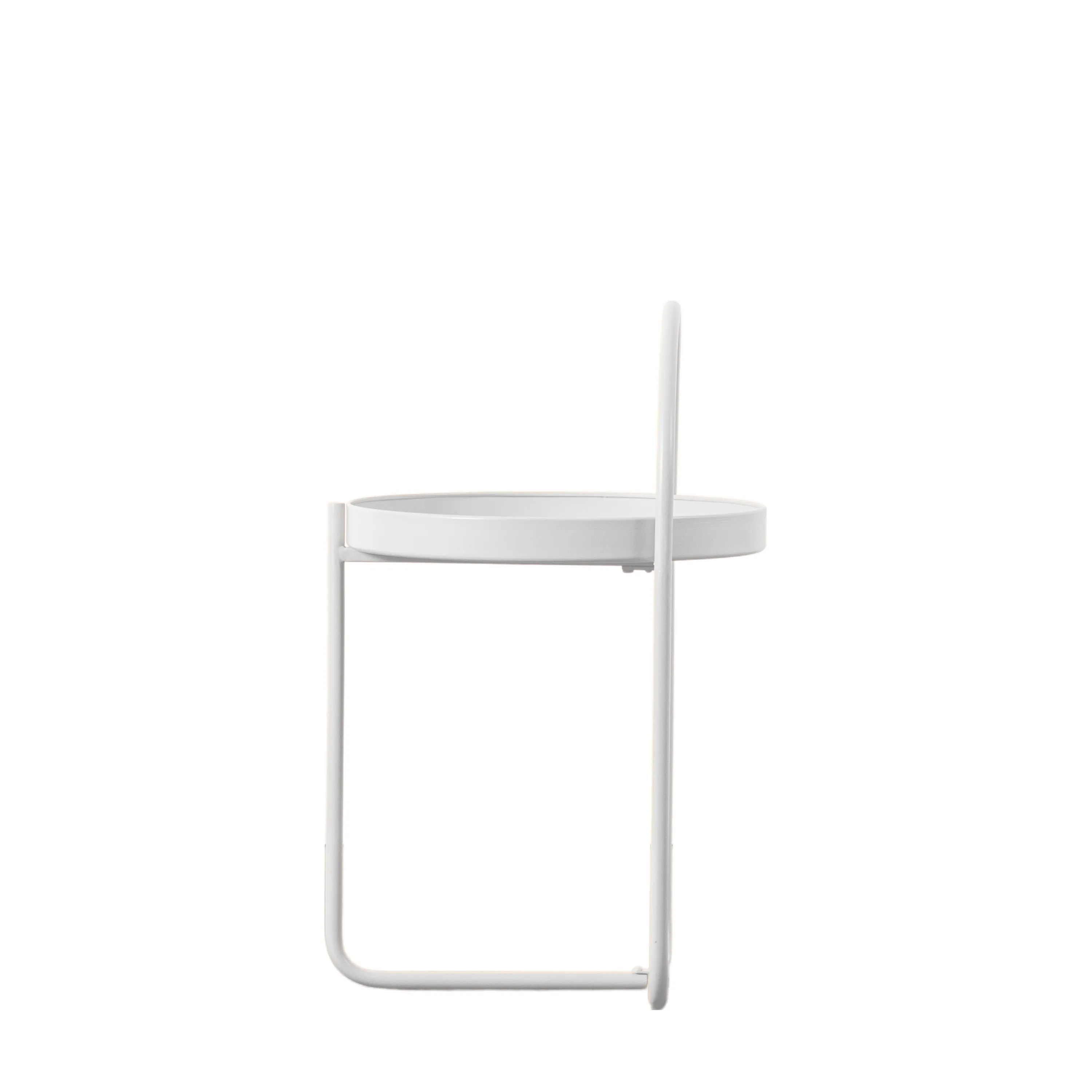 Amos Melbury Side Table White