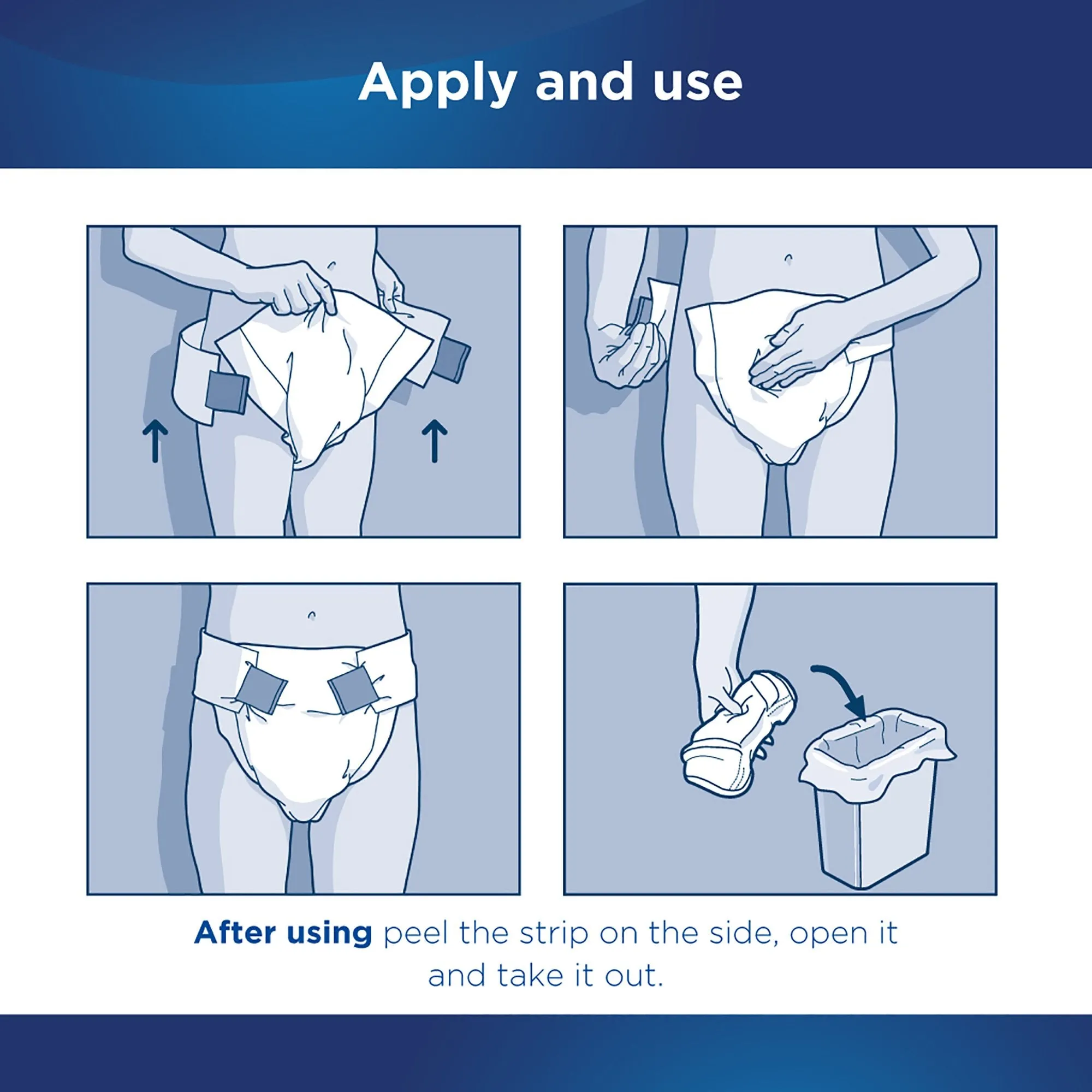 Attends® Classic Briefs, X-Large