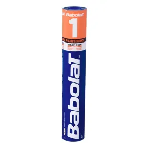 Babolat 1 Badminton Feather Shuttles / Shuttlecocks - Set of 12