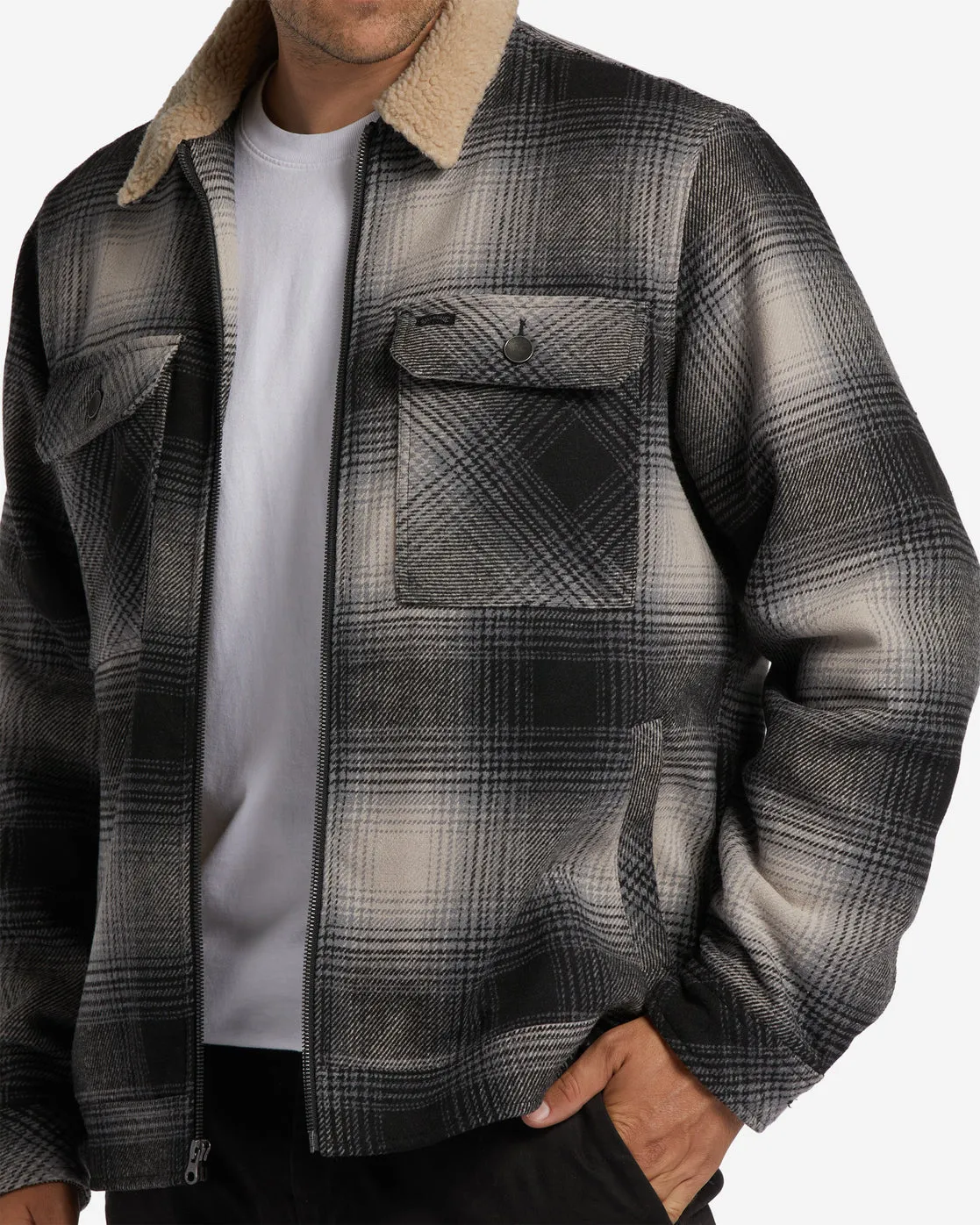 Billabong Barlow Sherpa Jacket - Stealth