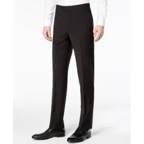 Calvin Klein Mens Slim fit Dress Tuxedo Pants 34 / 32 Black Stretch