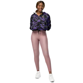 Camo Women’s cropped windbreaker