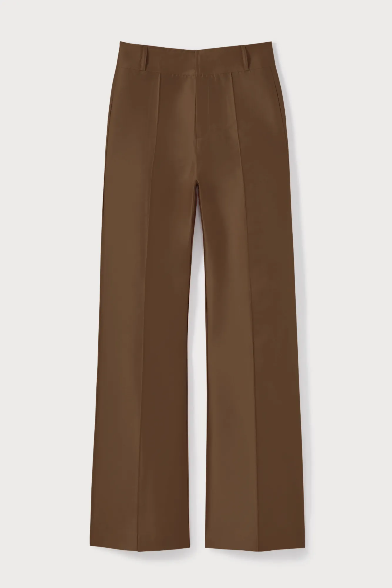 CAPUCCINO Satin Flared Pants