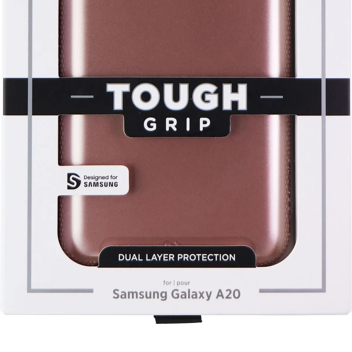 Case-Mate Tough Grip Dual Layer Case for Samsung Galaxy A20 - Rose Gold