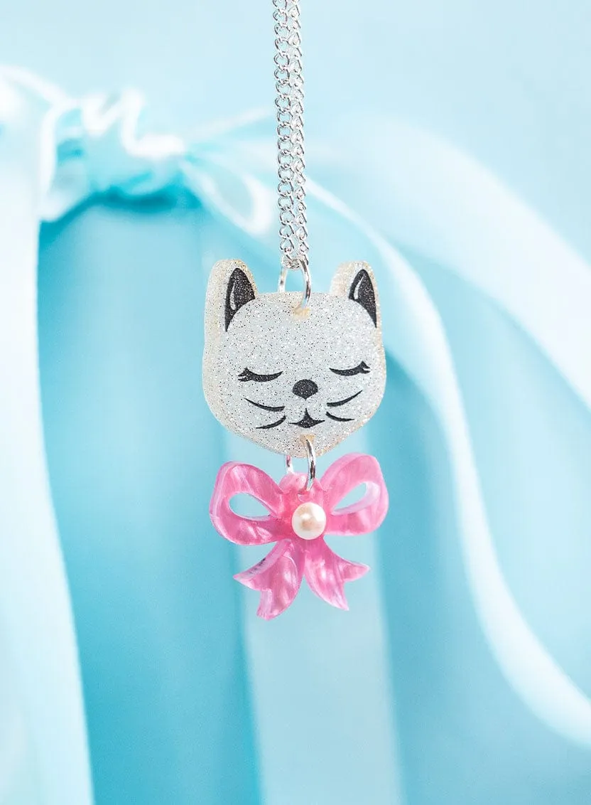 Cat Bow Necklace