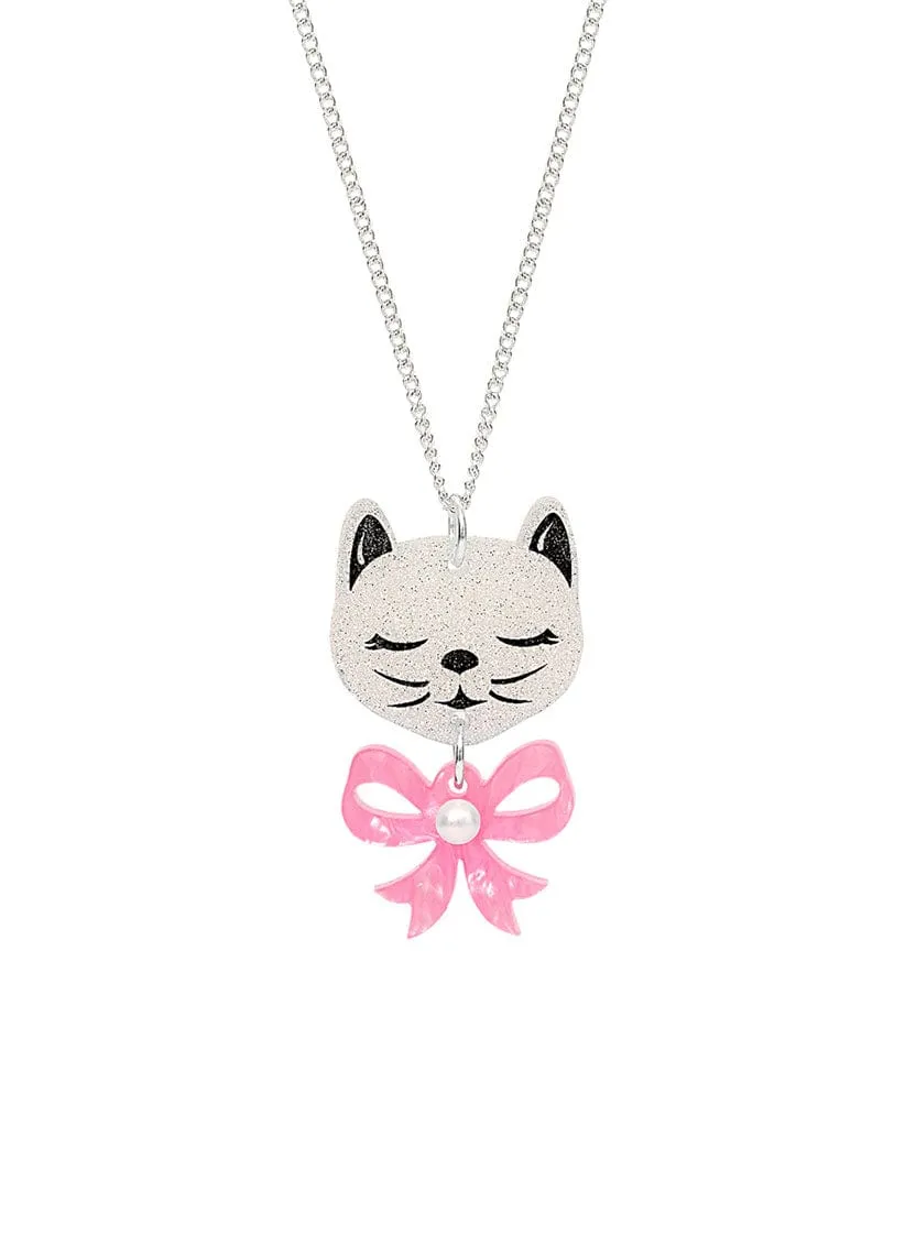 Cat Bow Necklace