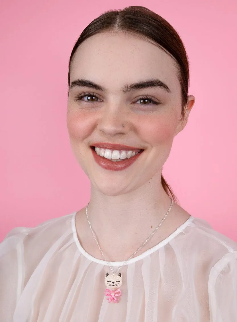Cat Bow Necklace