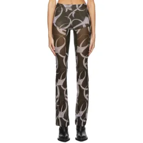 Charlotte Knowles Brown and Pink Halcyon Trousers