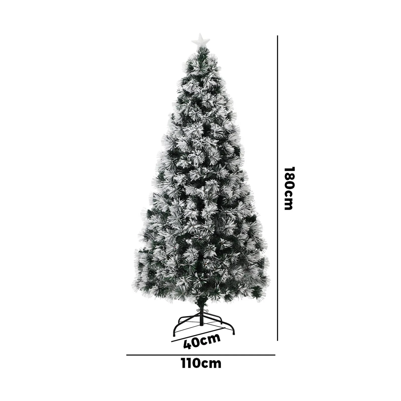 Christmas Tree 1.8M 6FT Xmas trees Fibre Optic Multi Colour LED Light