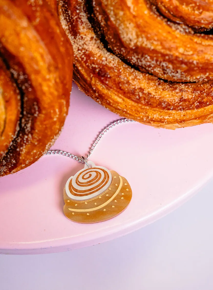 Cinnamon Roll Pendant