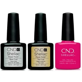 CND - Shellac Combo - Base, Top & Museum Meet Cute
