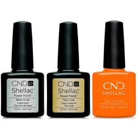 CND - Shellac Combo - Base, Top & Popsicle Picnic