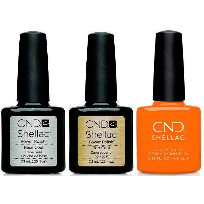CND - Shellac Combo - Base, Top & Popsicle Picnic