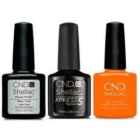 CND - Shellac Xpress5 Combo - Base, Top & Popsicle Picnic (0.25 oz)