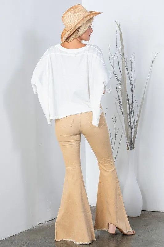 Cowgirl Corduroy Flare Pants