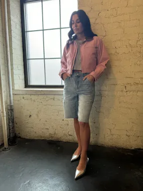 CROPPED BARN JACKET X PINK