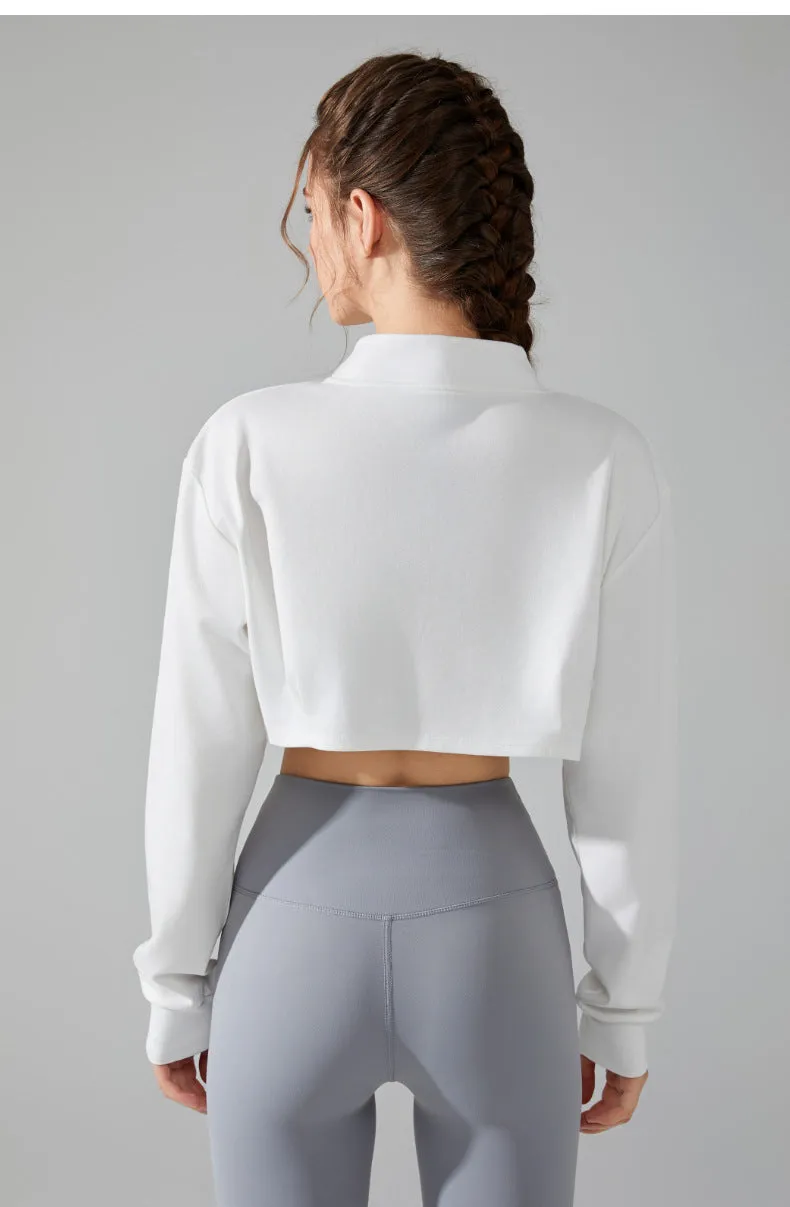 Cropped First-Class 1/4 MOTO Jacket