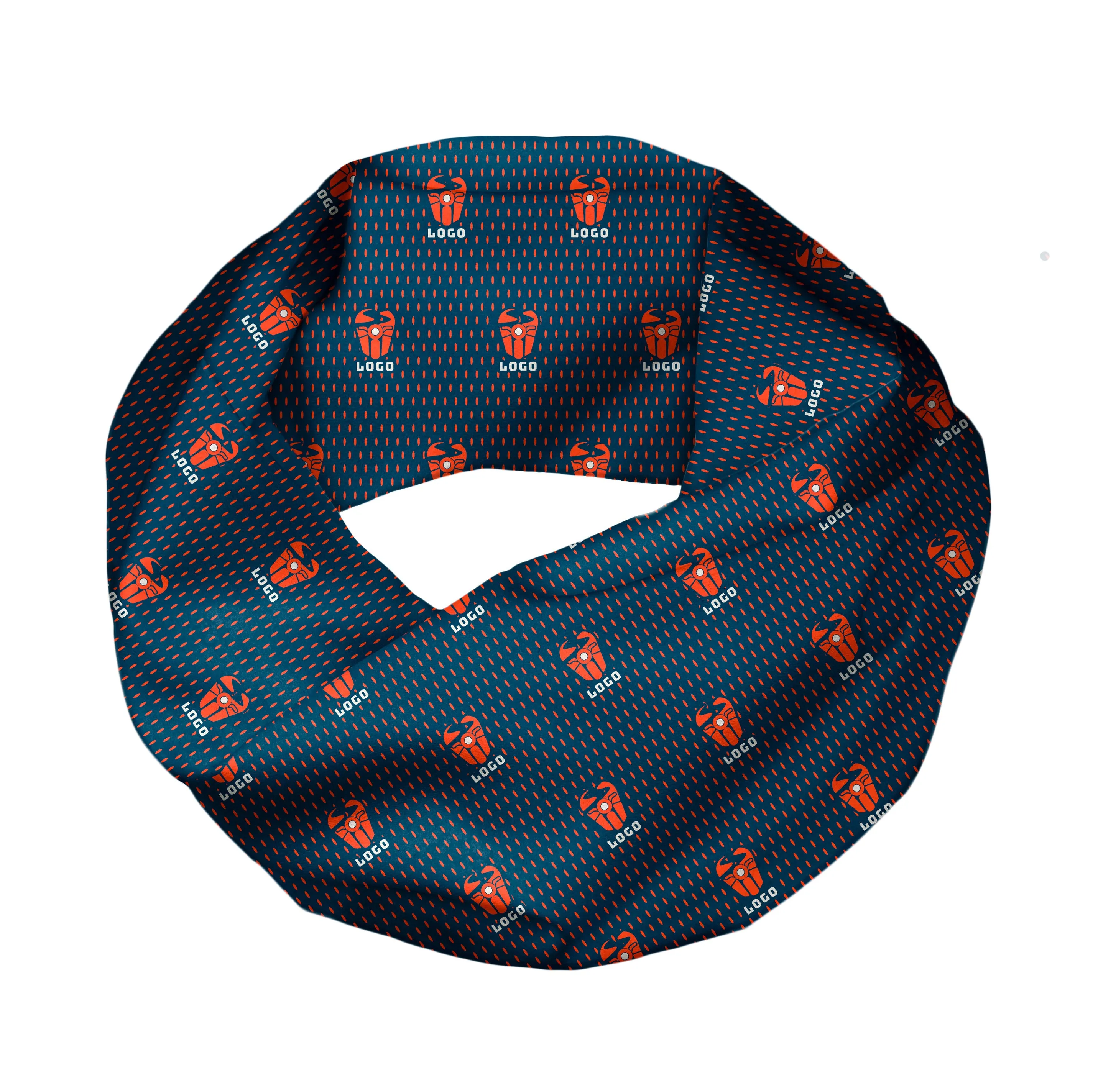 Custom Jersey 2 Logo Infinity Scarf