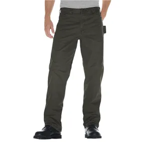 Dickies Sanded Duck Carpenter Men's Work Safety Pant DU336 - Moss