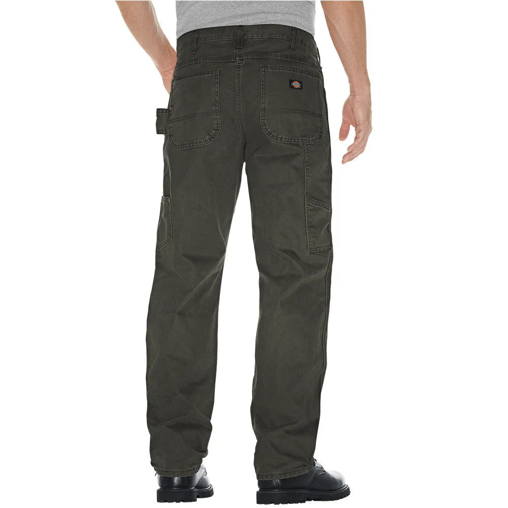 Dickies Sanded Duck Carpenter Men's Work Safety Pant DU336 - Moss