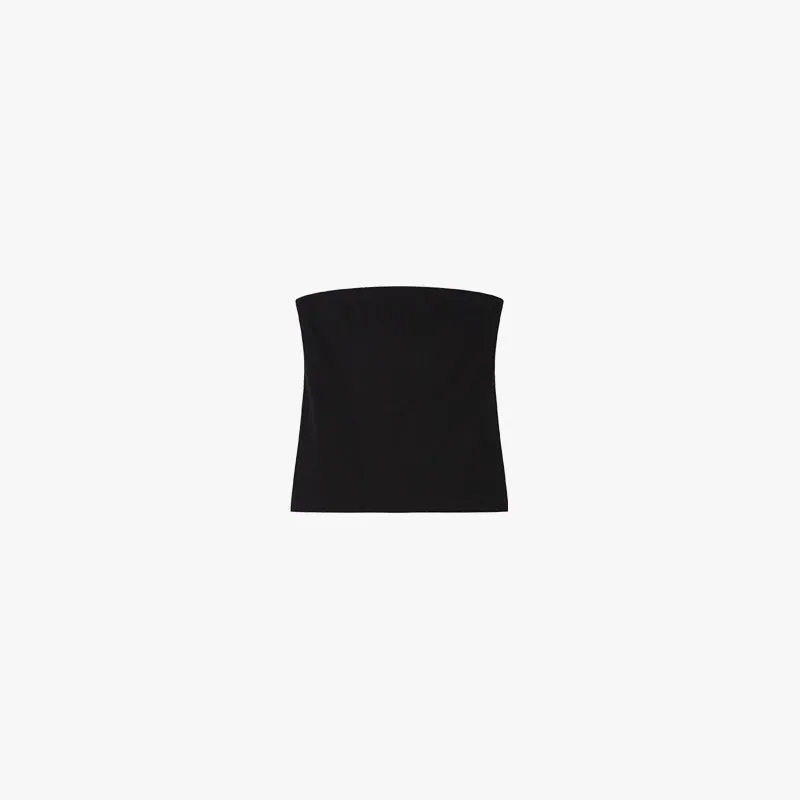 Double-Layer Knitted Tube Top