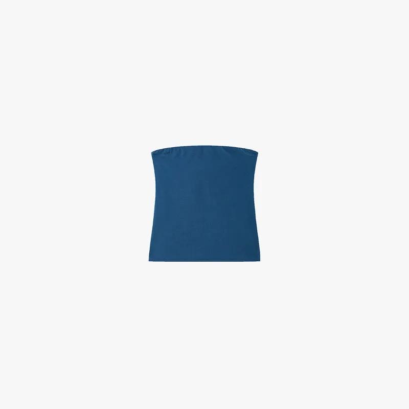 Double-Layer Knitted Tube Top