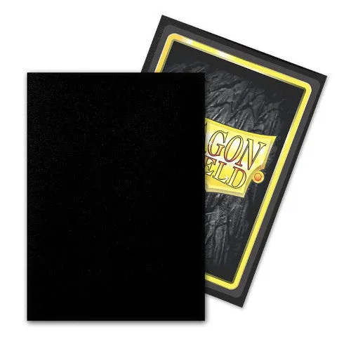 Dragon Shield  - Matte Black - Standard Size Outer Sleeves 100Pk