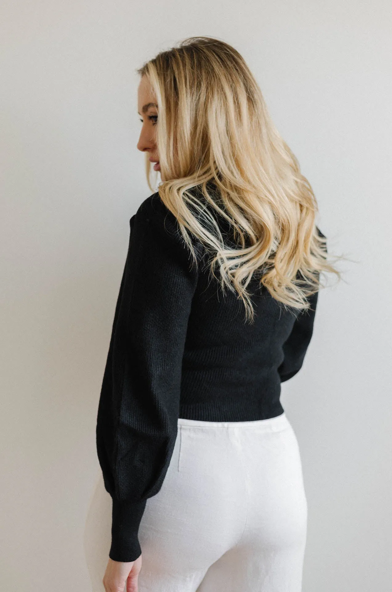 Eliza Square Neck Puff Sleeve Top