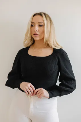 Eliza Square Neck Puff Sleeve Top