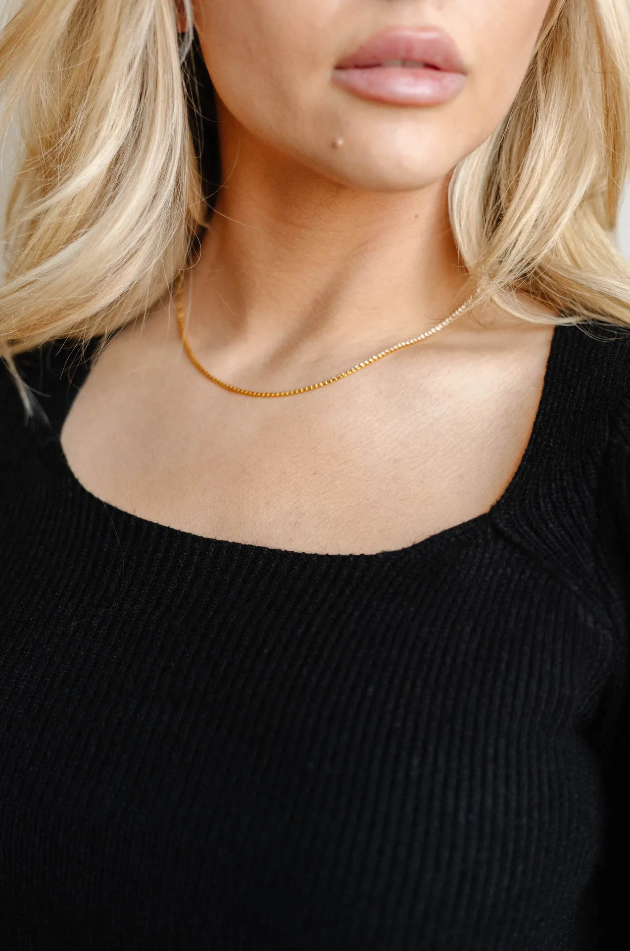 Eliza Square Neck Puff Sleeve Top