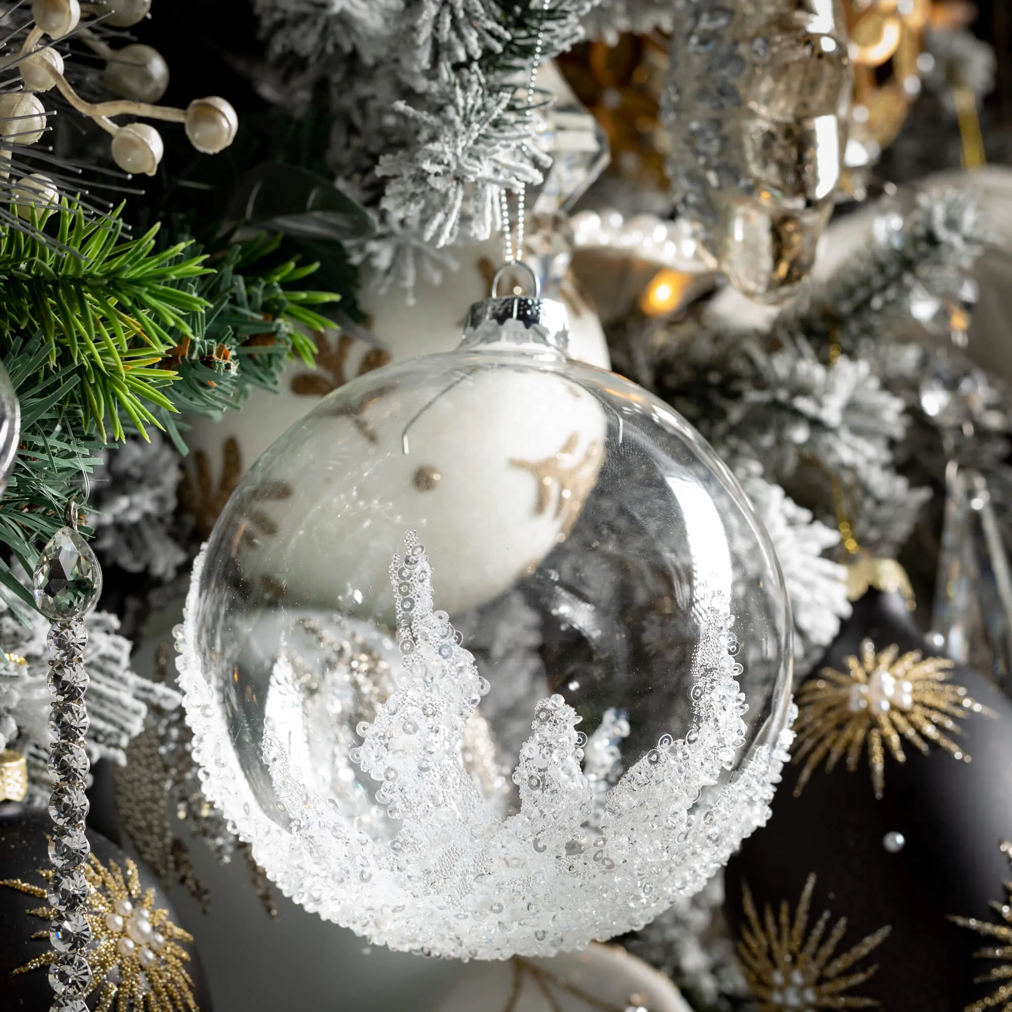 Encrusted Crystal Ornament
