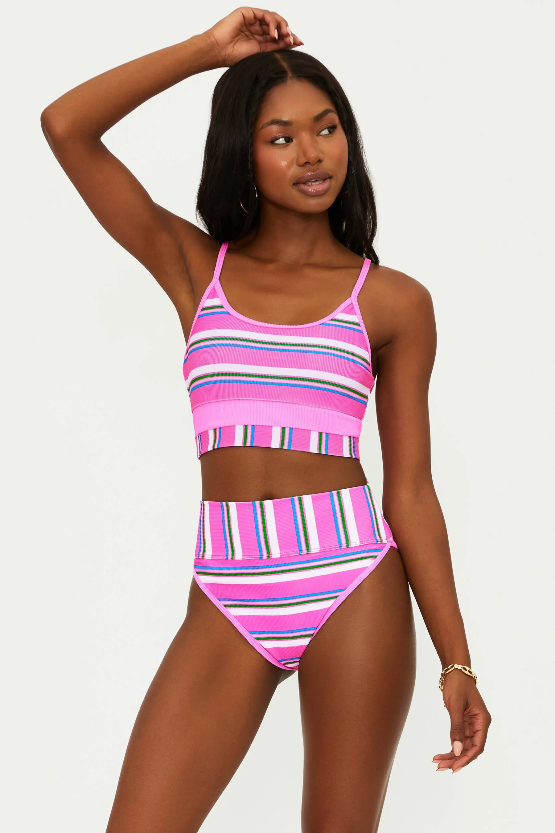 Eva Top Sugar Plum Stripe