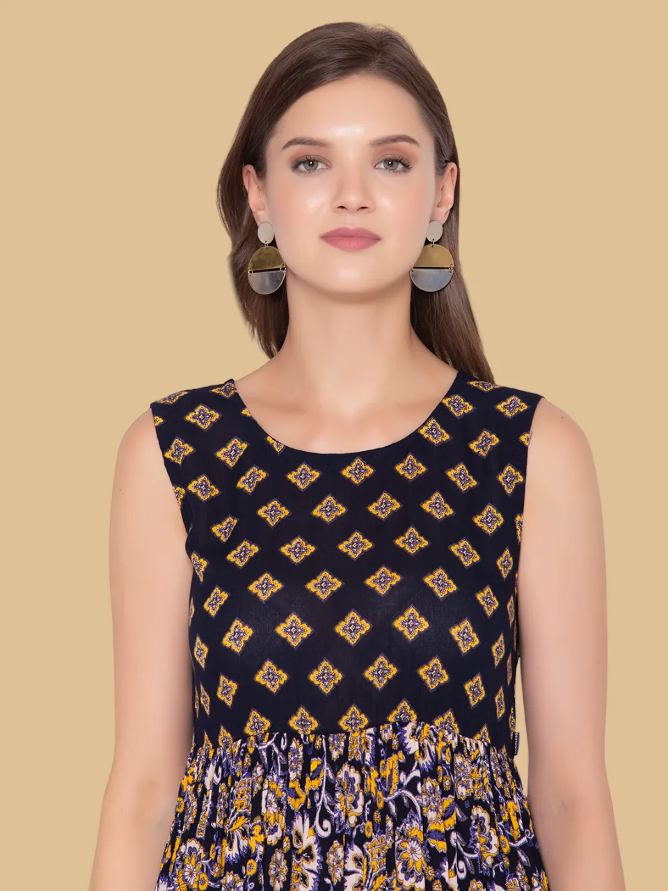 Flawless Letest Women Floral Printed Dress | JULY