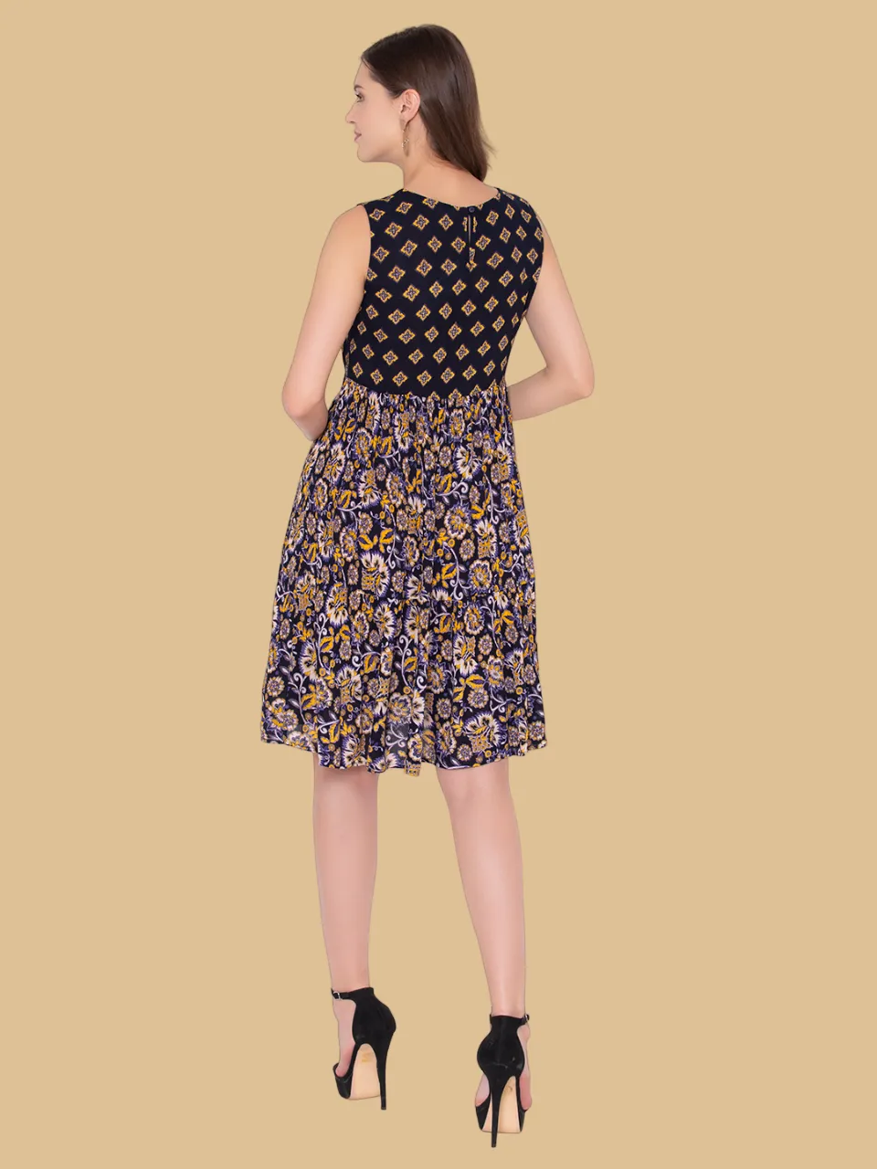 Flawless Letest Women Floral Printed Dress | JULY