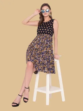 Flawless Letest Women Floral Printed Dress | JULY