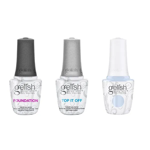 Gelish Combo - Base, Top & Sweet Morning Breeze