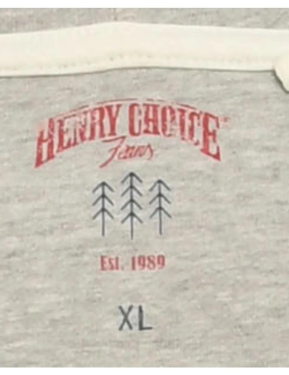 Grey Henry Choice Hoodie - XL